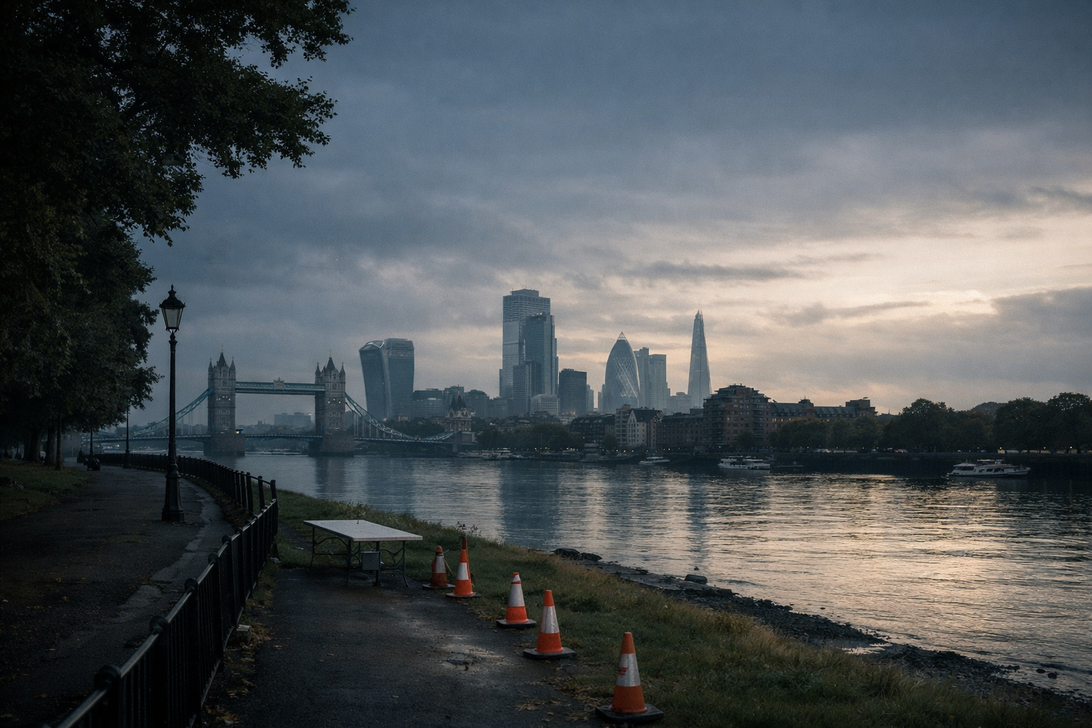 London skyline backdrop for September half marathon runners
