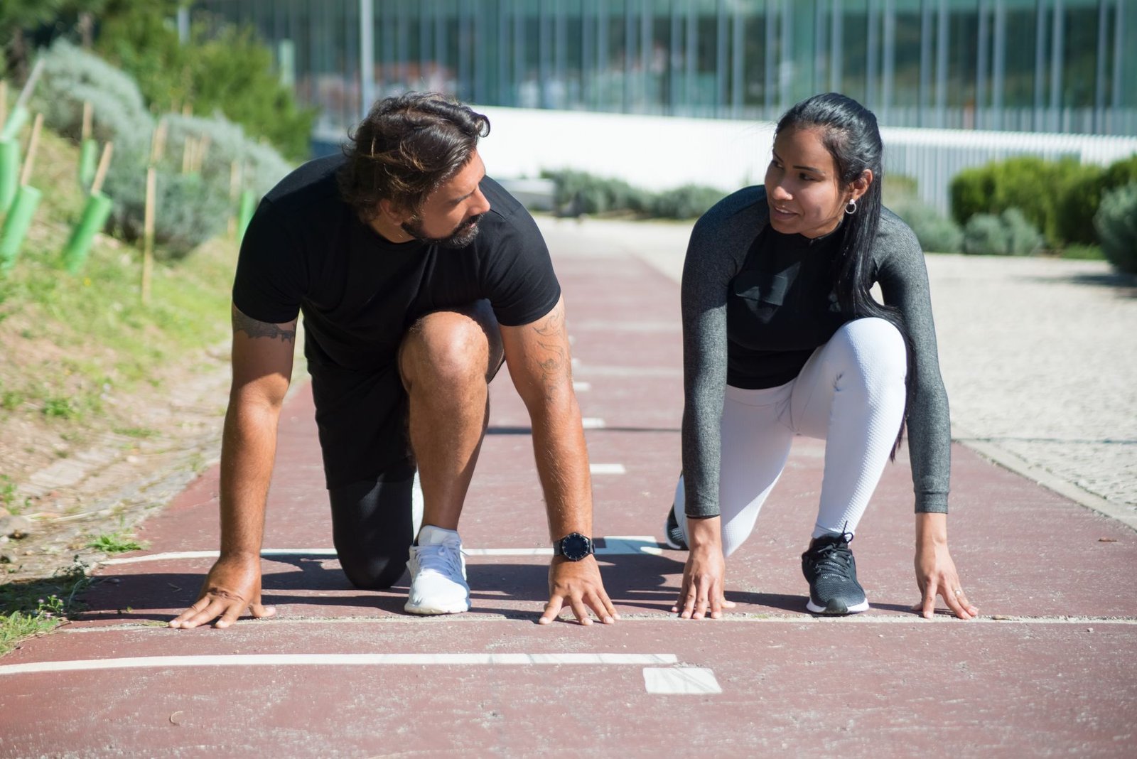 Interval workout emphasizing fast strides without leg burn