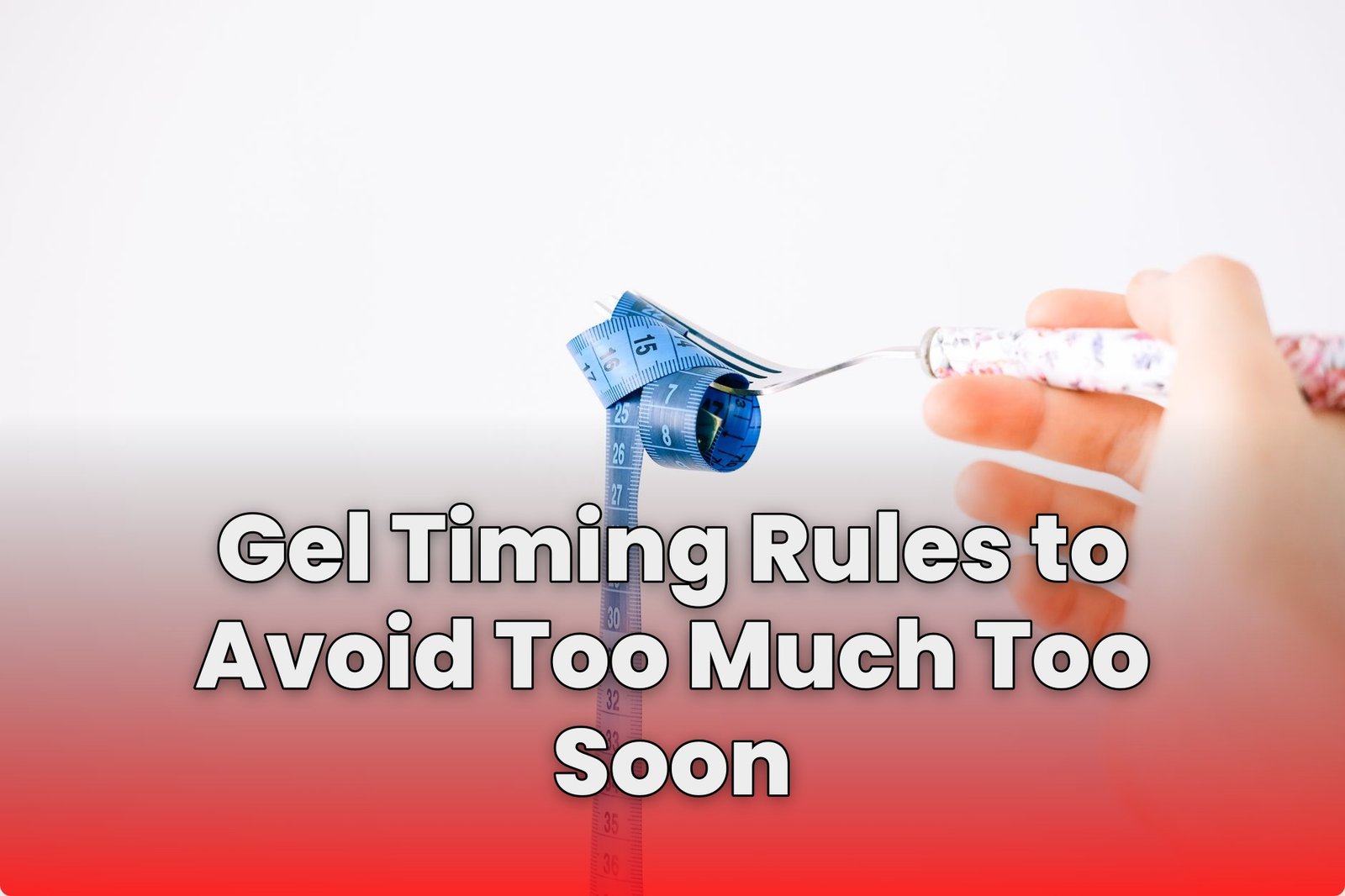 Gel Timing Rules to Avoid Too Much Too Soon