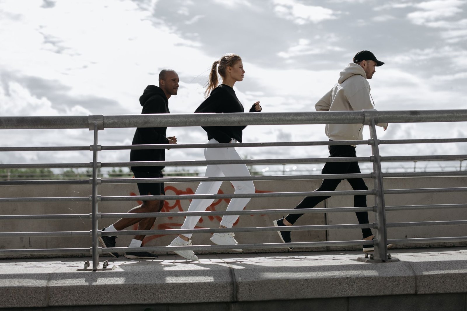 Tired runner focusing on tall posture and smooth arms