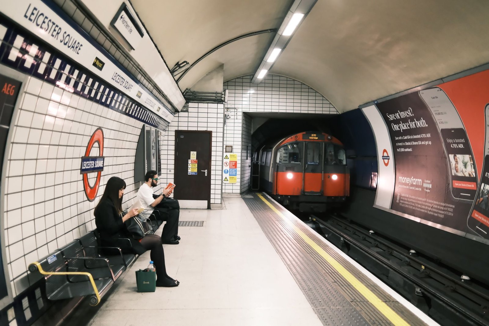Train station start: runner lacing shoes with timer