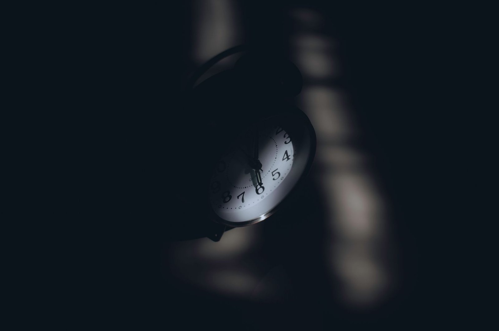 Bedroom night scene with calming lights and countdown timer