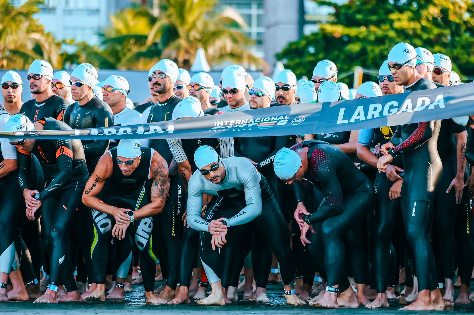 Athlete fueling before a London race transition session
