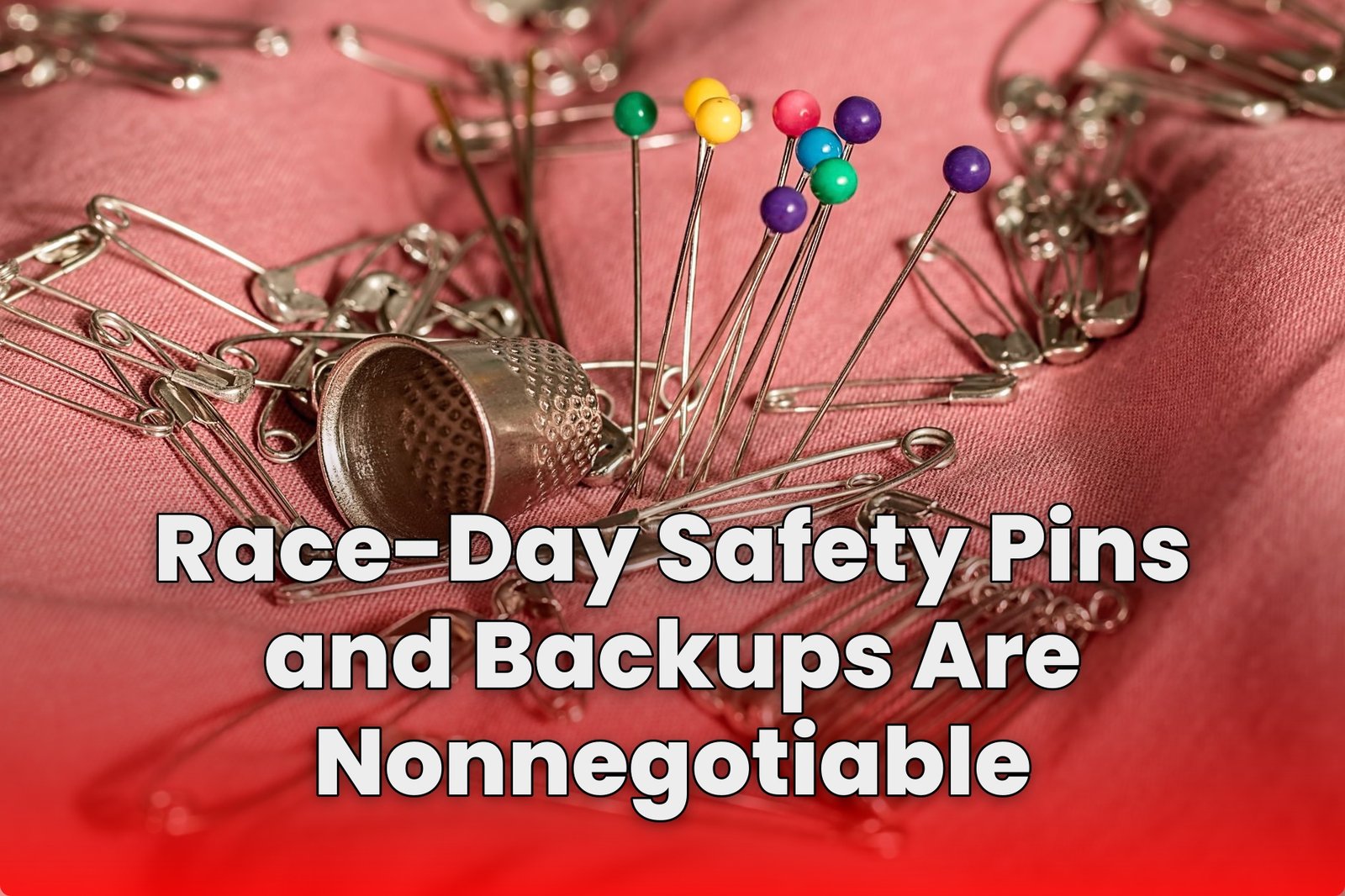 Race-Day Safety Pins and Backups Are Nonnegotiable