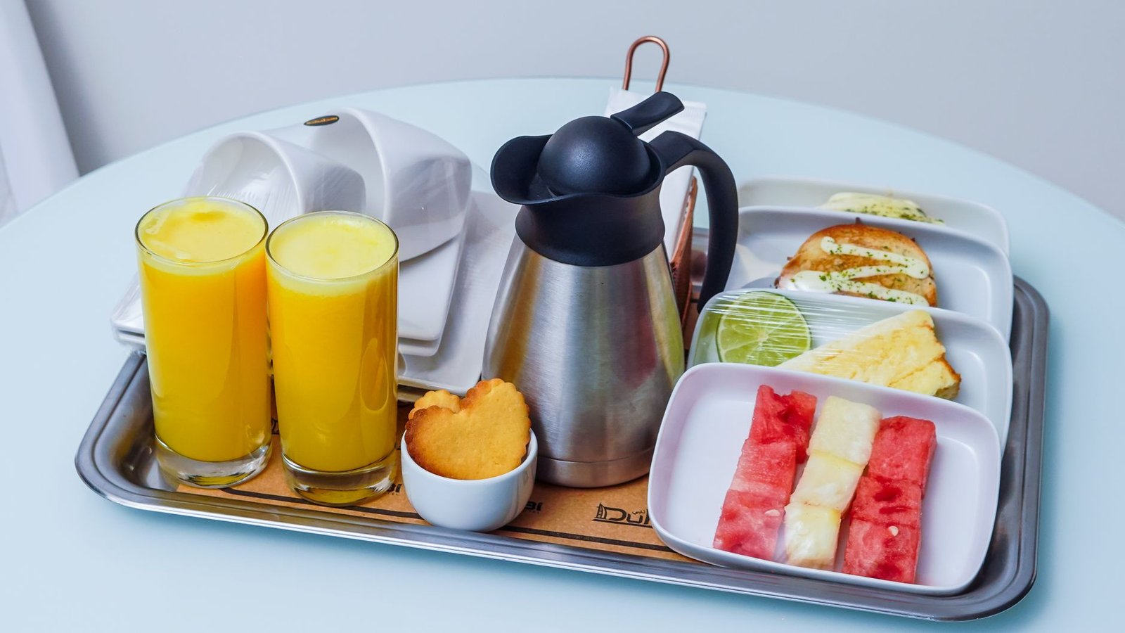 Simple, reliable breakfast plate with carbs and protein
