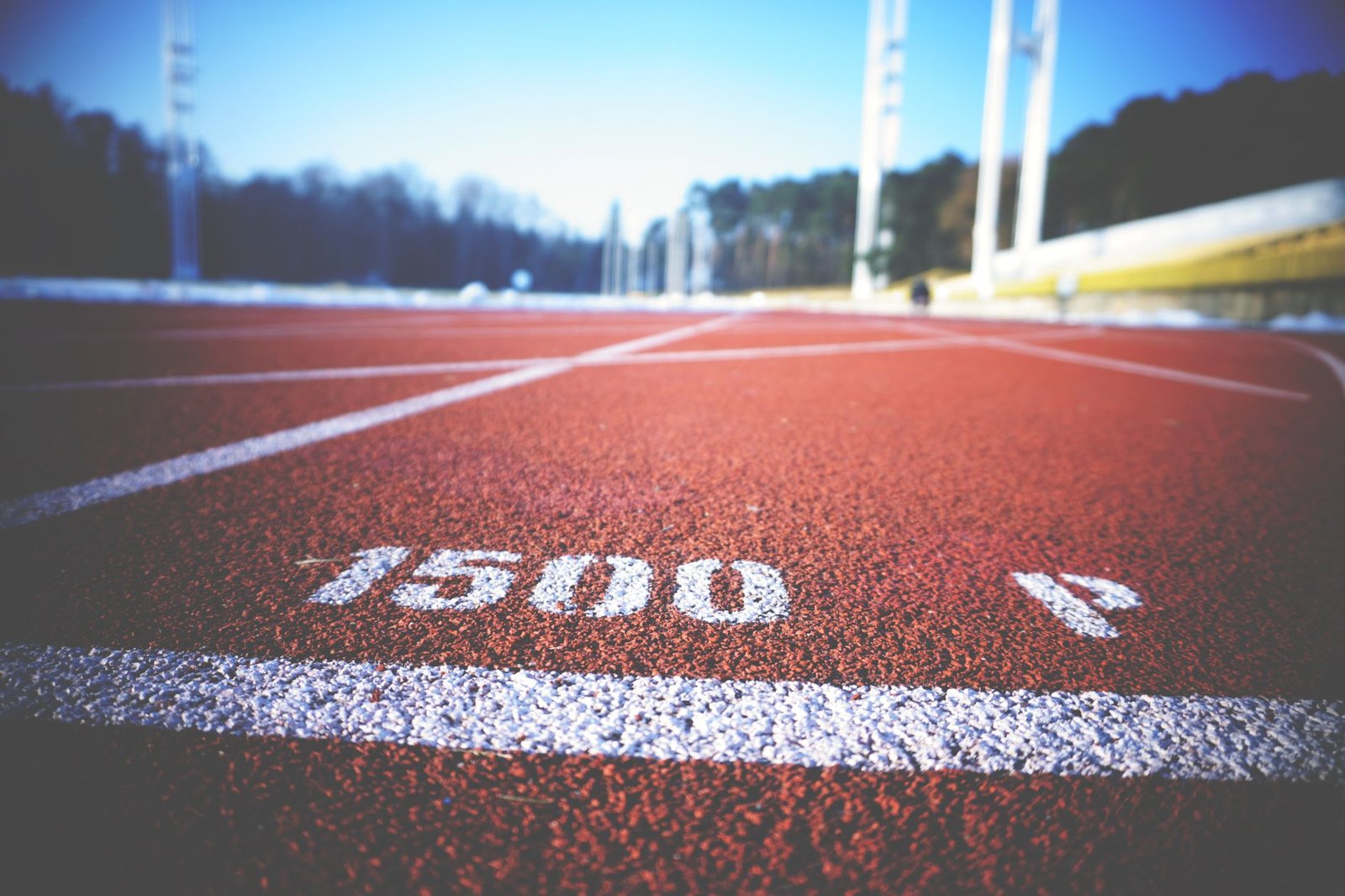 Athlete transitions from walking warm-up to jogging pace