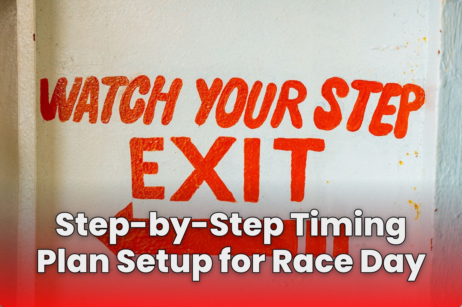 Step-by-Step Timing Plan Setup for Race Day