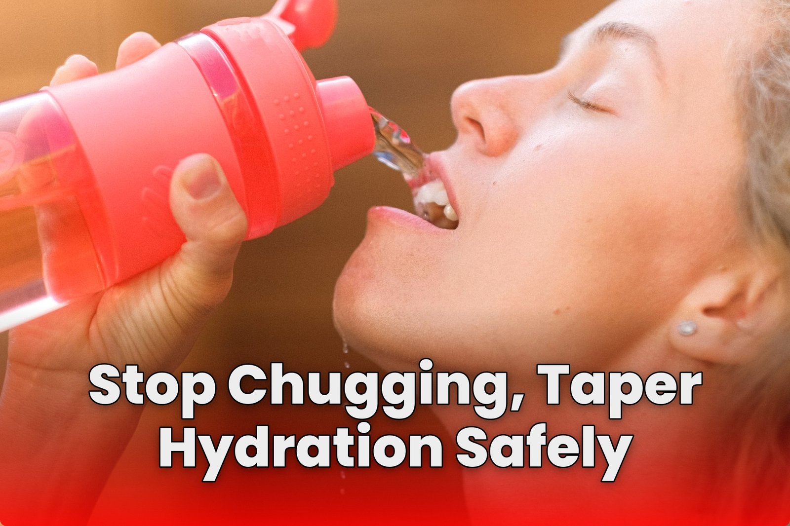 Stop Chugging, Taper Hydration Safely