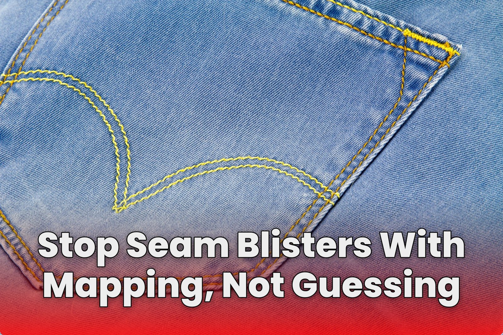 Stop Seam Blisters With Mapping, Not Guessing