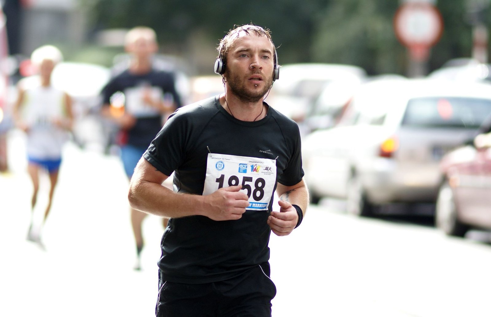 Running shoes beside journal, stress-free rhythm shift routine