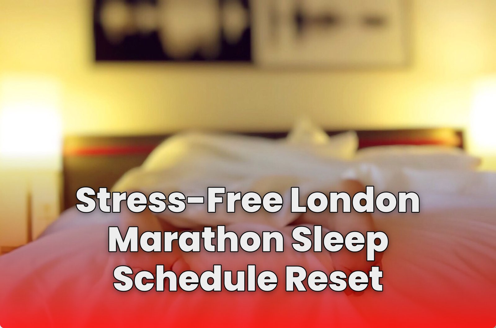 Stress-Free London Marathon Sleep Schedule Reset