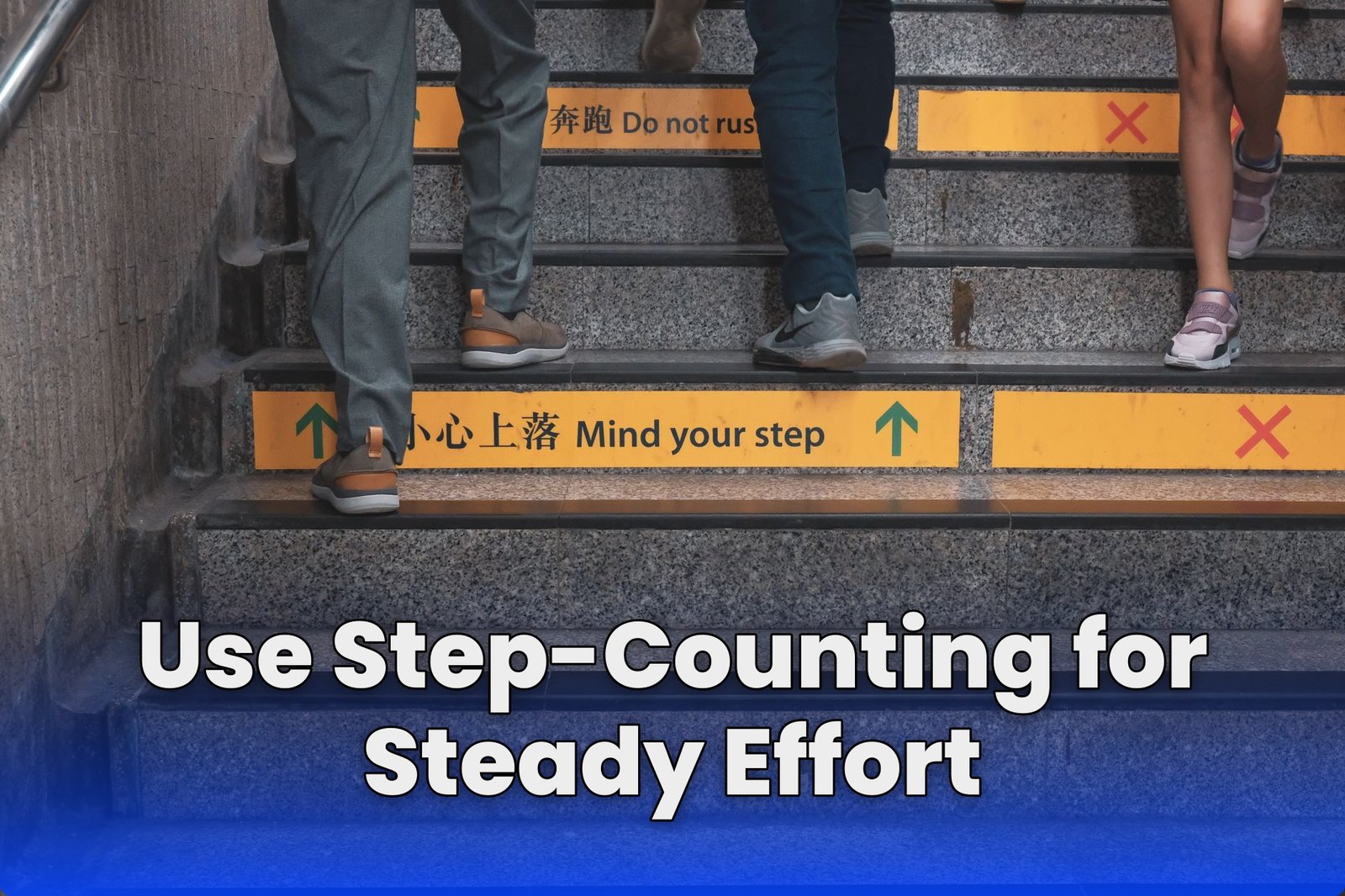 Use Step-Counting for Steady Effort
