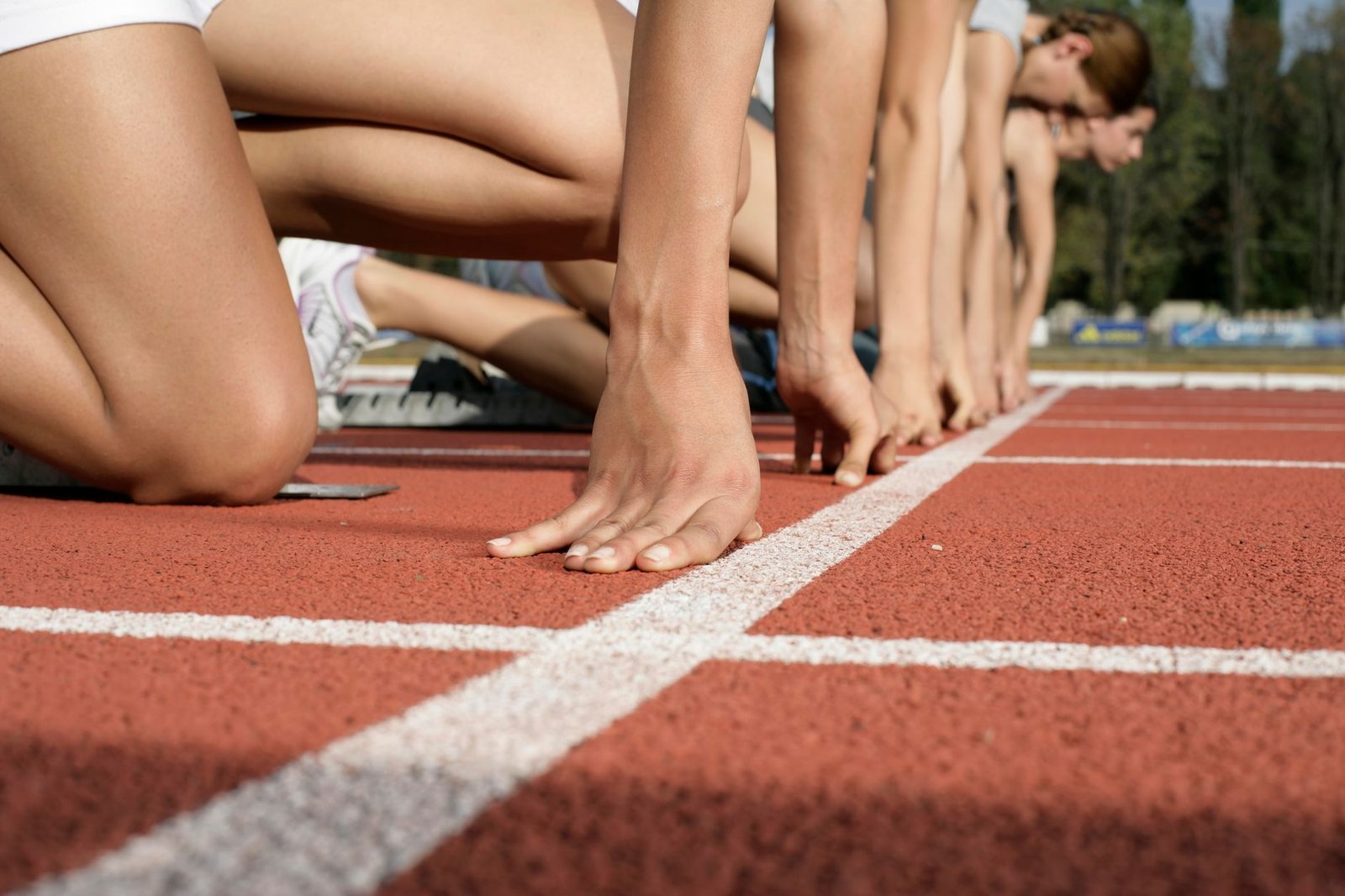 Checklist items laid out on table before race day