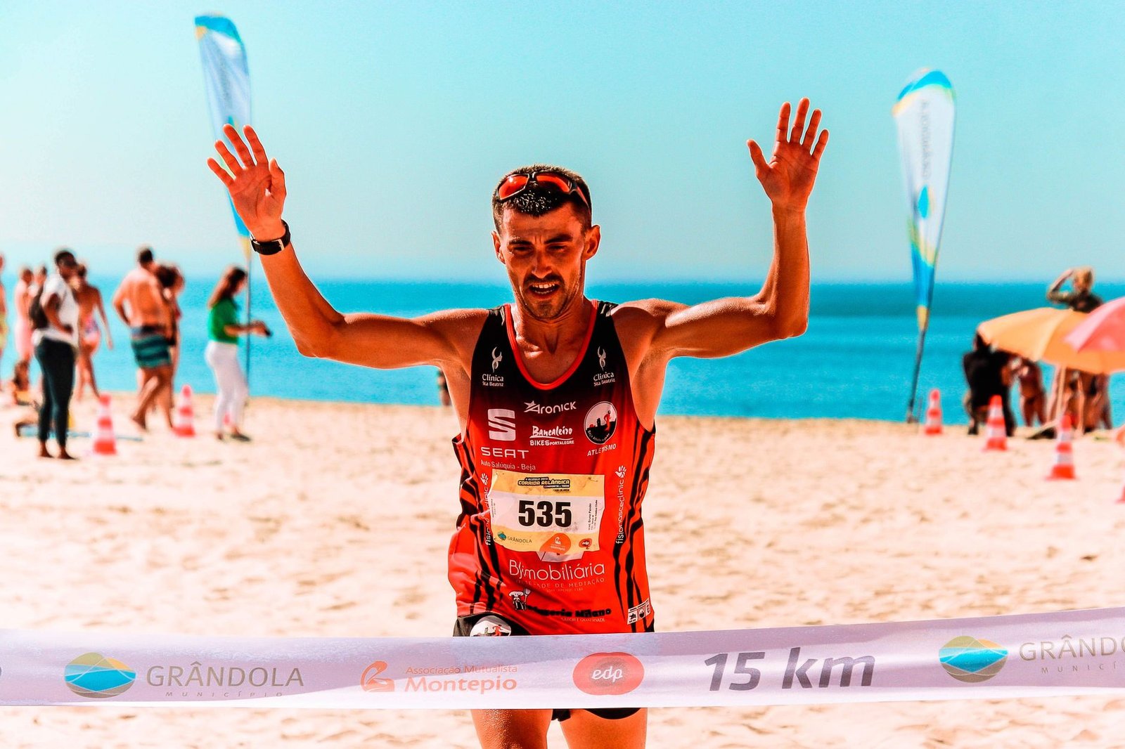 Theraband exercises during 15-minute long-run cool-down