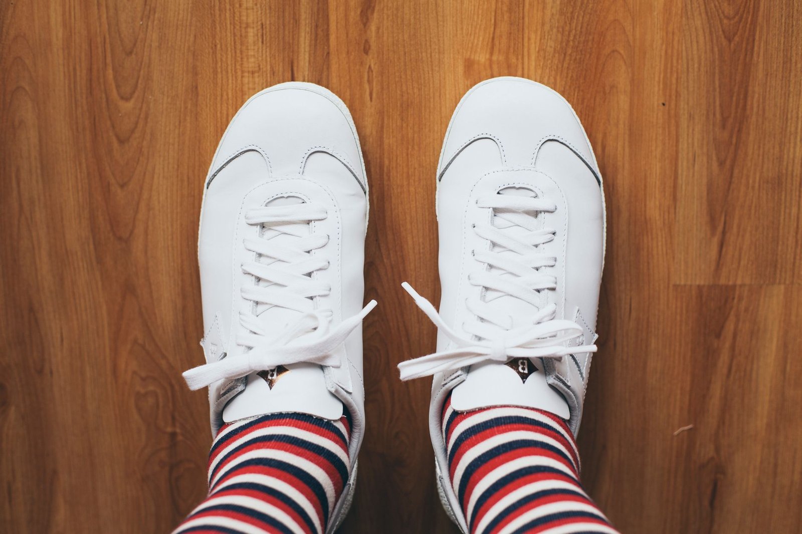 Close-up of heel locking laces reducing shoe movement