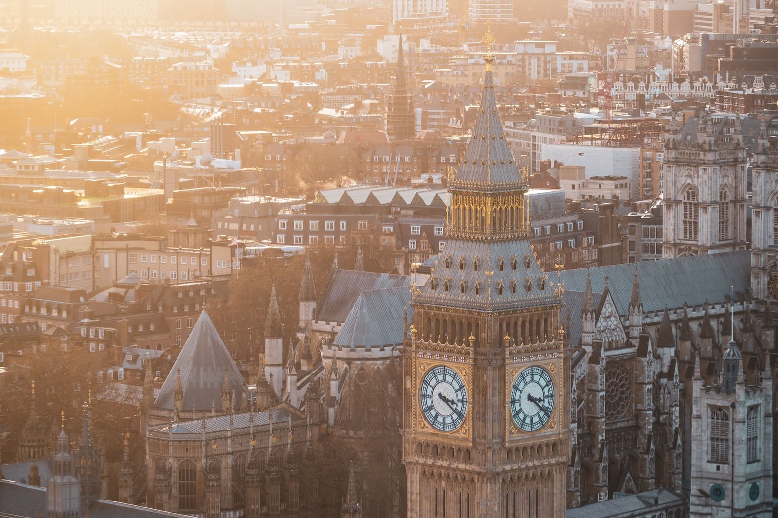 Runner practicing choreography beside Big Ben during warm-up