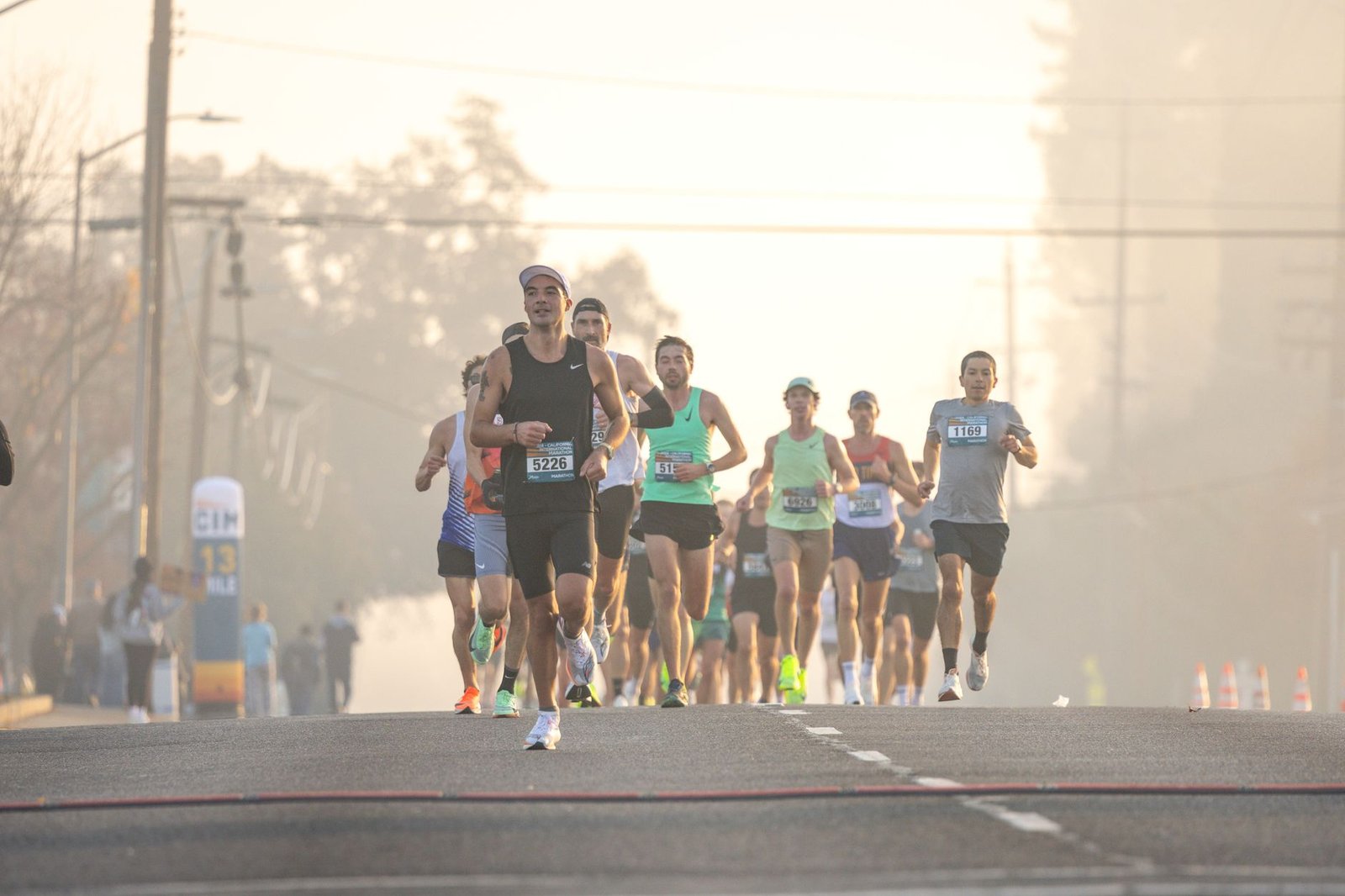 Marathon registration desk with refund request forms nearby