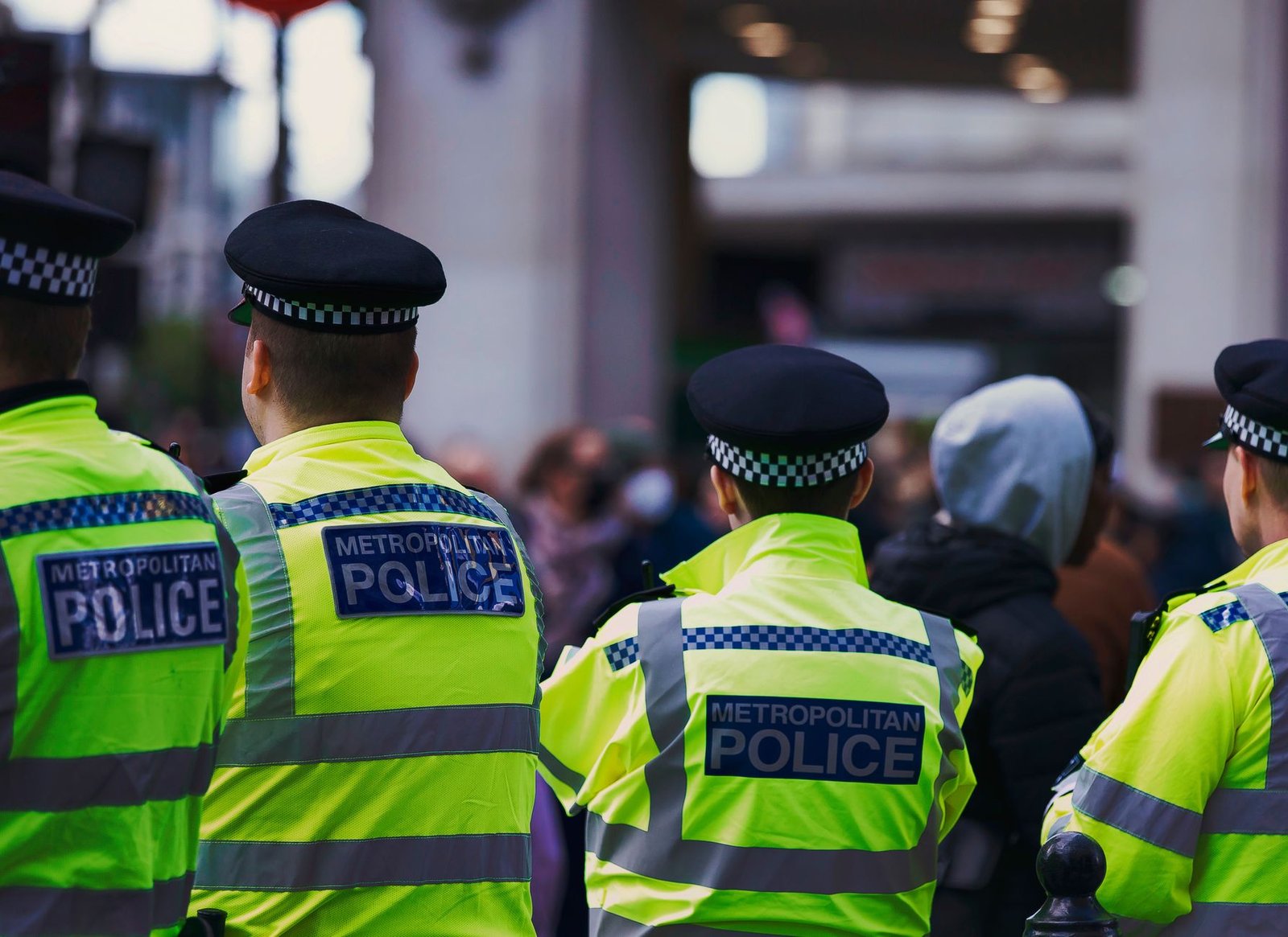 Crowd control barriers helping runners settle into pace