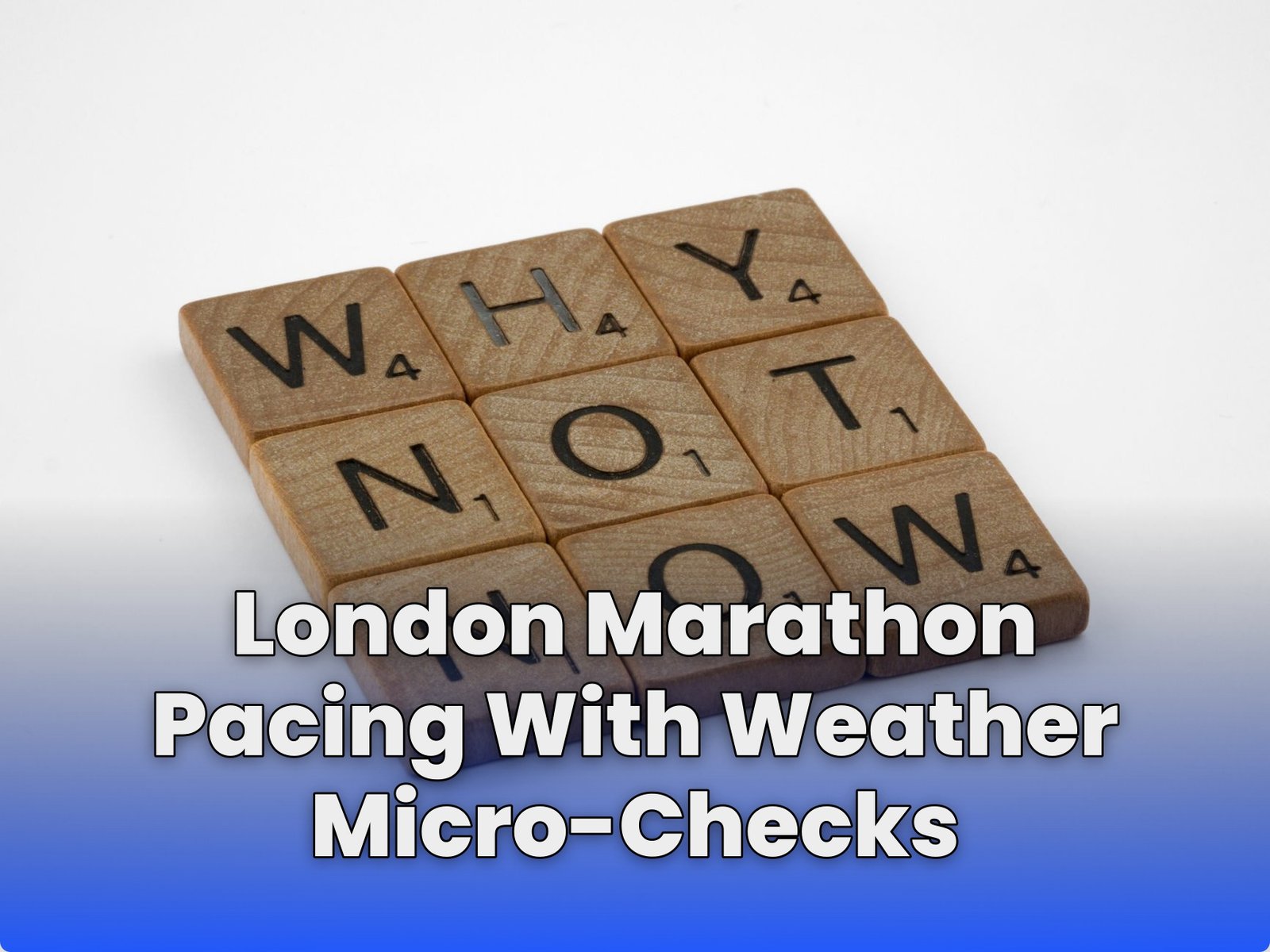 London Marathon Pacing With Weather Micro-Checks