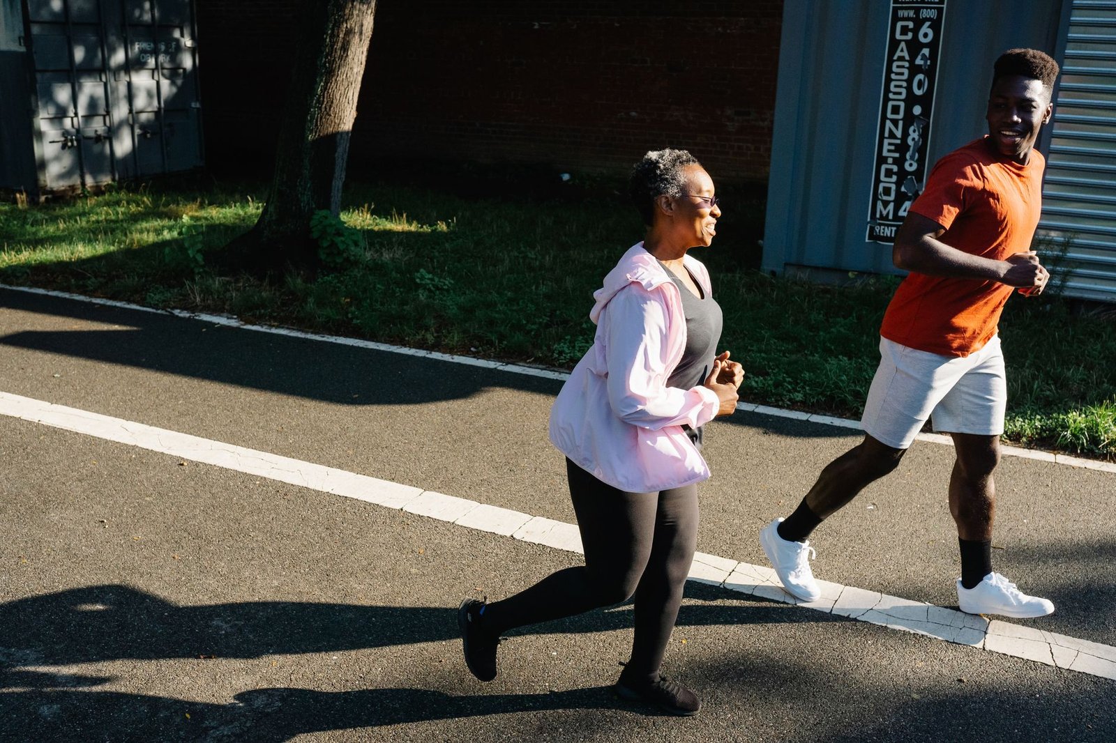 Stopwatch use during aid-station practice in London marathon training