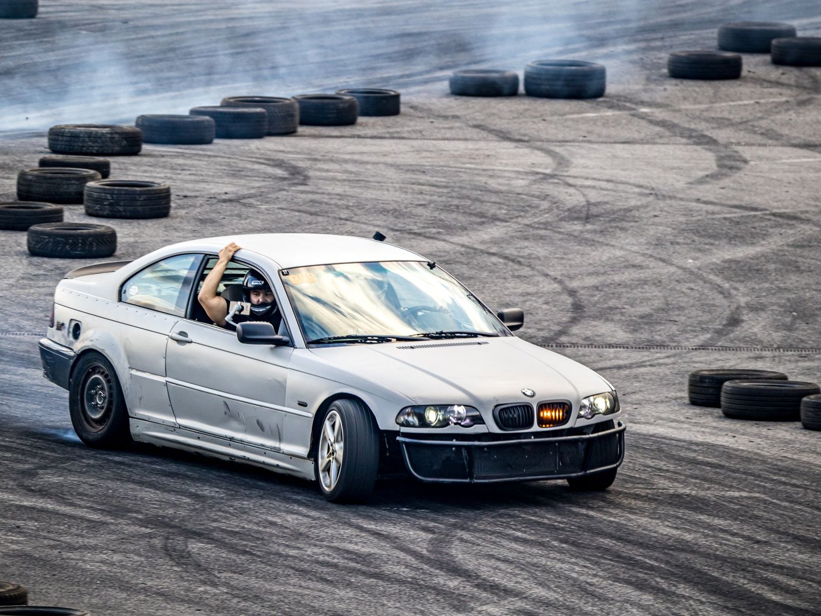 Close-up foot control drills for wet pavement traction